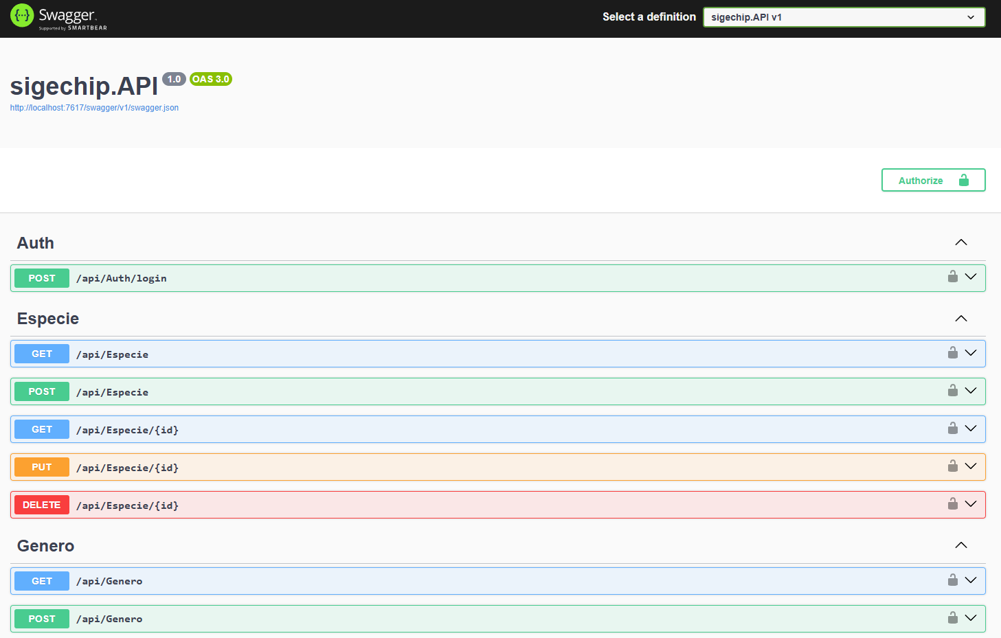 Estructura del Backend