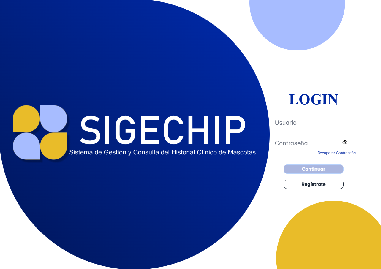Interfaz del Frontend