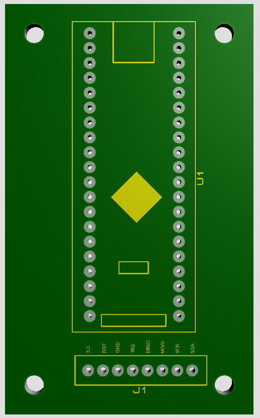Diagrama de conexión STM32 con RC522